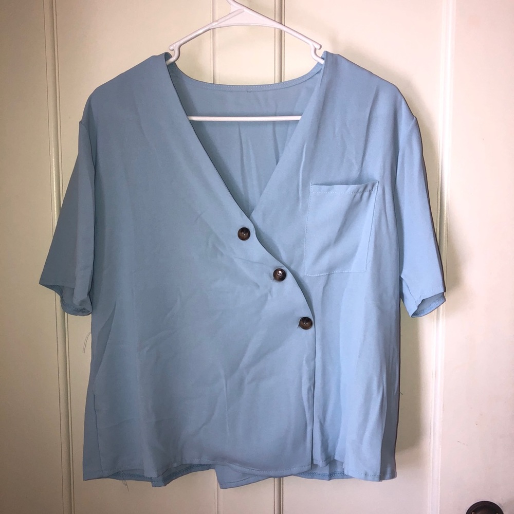 button up blouse